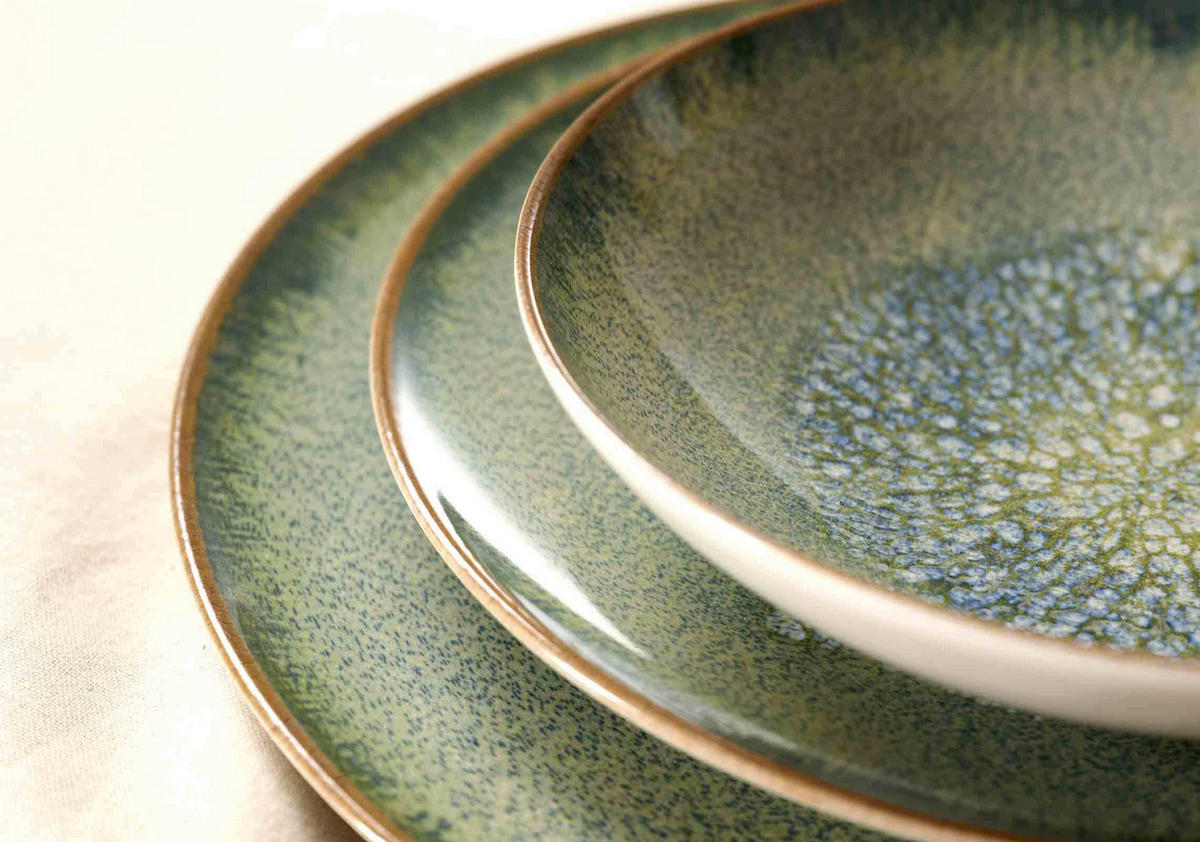SUPPENTELLER Verde grün ø 21 cm 6er Set - Grün, Keramik (21cm) - Ritzenhoff Breker