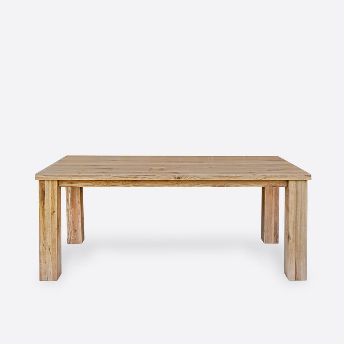 EICHENTISCH aus Massivholz für das Esszimmer THOR 215 x 100 - Eichefarben, Holz (100/215/75cm) - Rawood Furniture