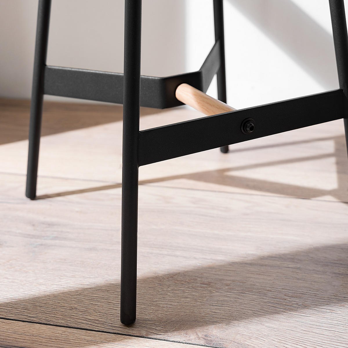 BARHOCKER - Cordstoff - Schwarz, Textil (32/65/32cm) - home24