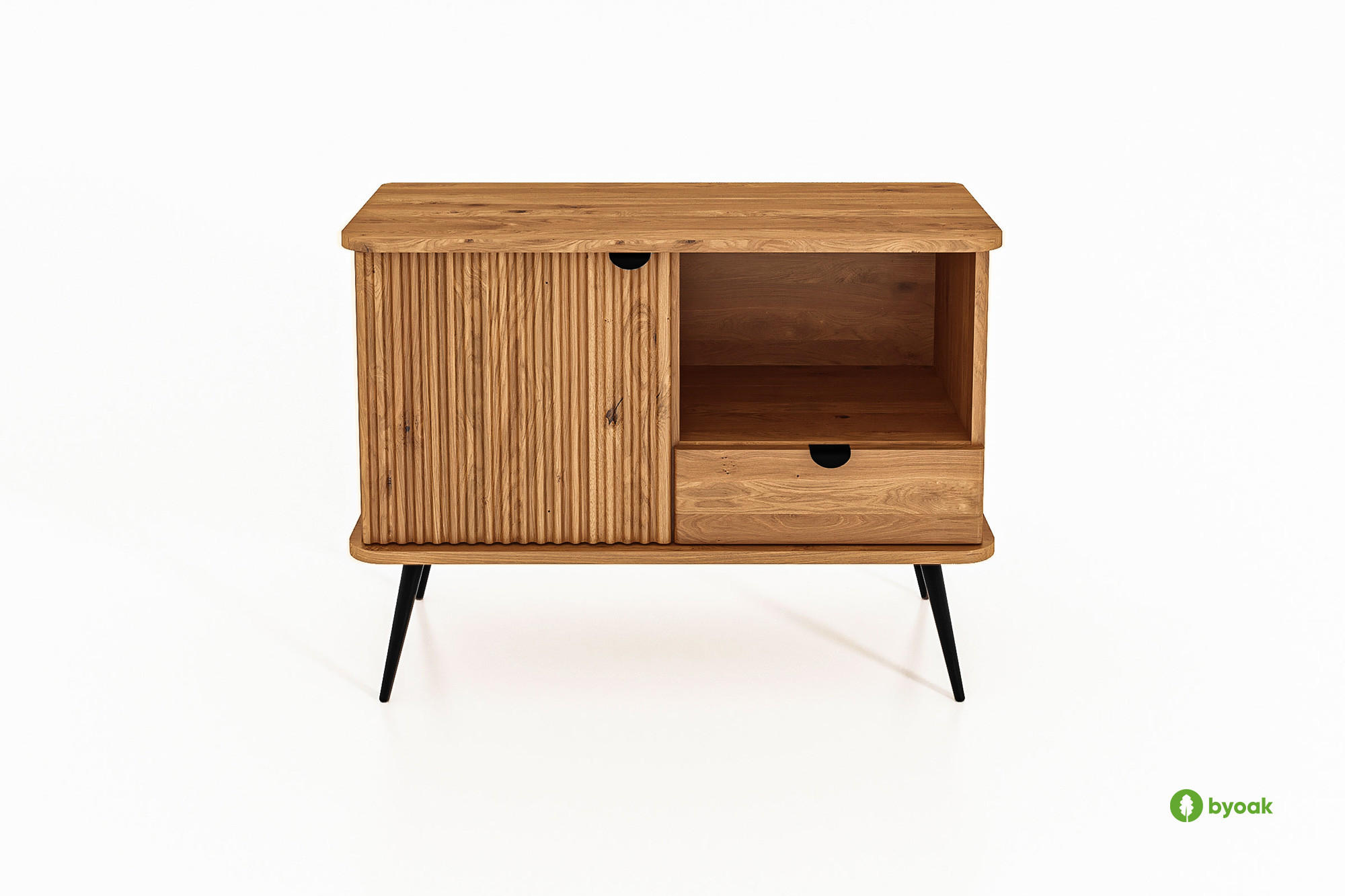 KOMMODE LINA - Kernbuche, Holz (97/72/46cm) - byoak