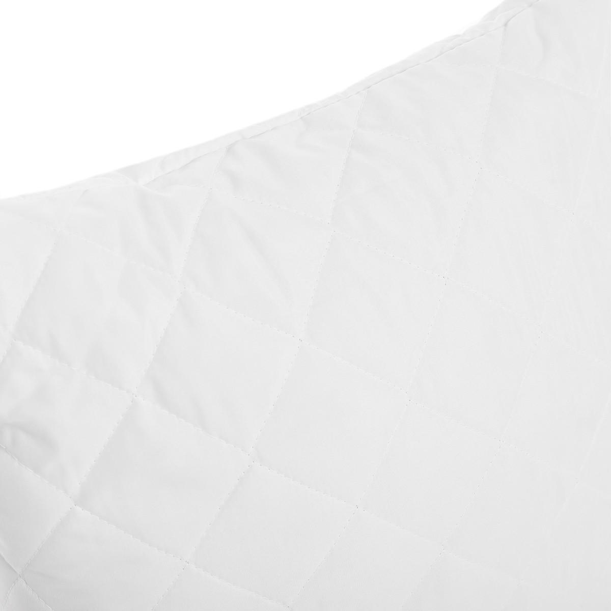 KOPFKISSEN Molle Mikrofaser 50/60 cm - Weiß, Textil (50/60cm) - Homla
