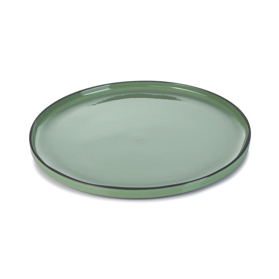 PLATZTELLER CARACTERE 30 cm Minze - Mintgrün, Keramik (30cm) - Revol Porcelaine France