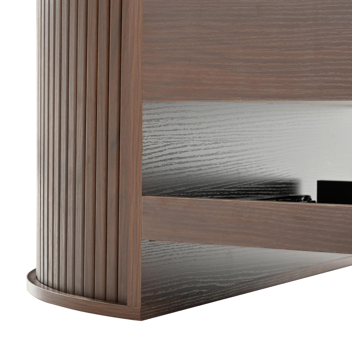 COUCHTISCH 110/55,5/40 cm Nussbaumfarben aus MDF mit höhenverstellbarer Tischplatte - Naturfarben, Holzwerkstoff (110/55.5/40cm) - OKWISH