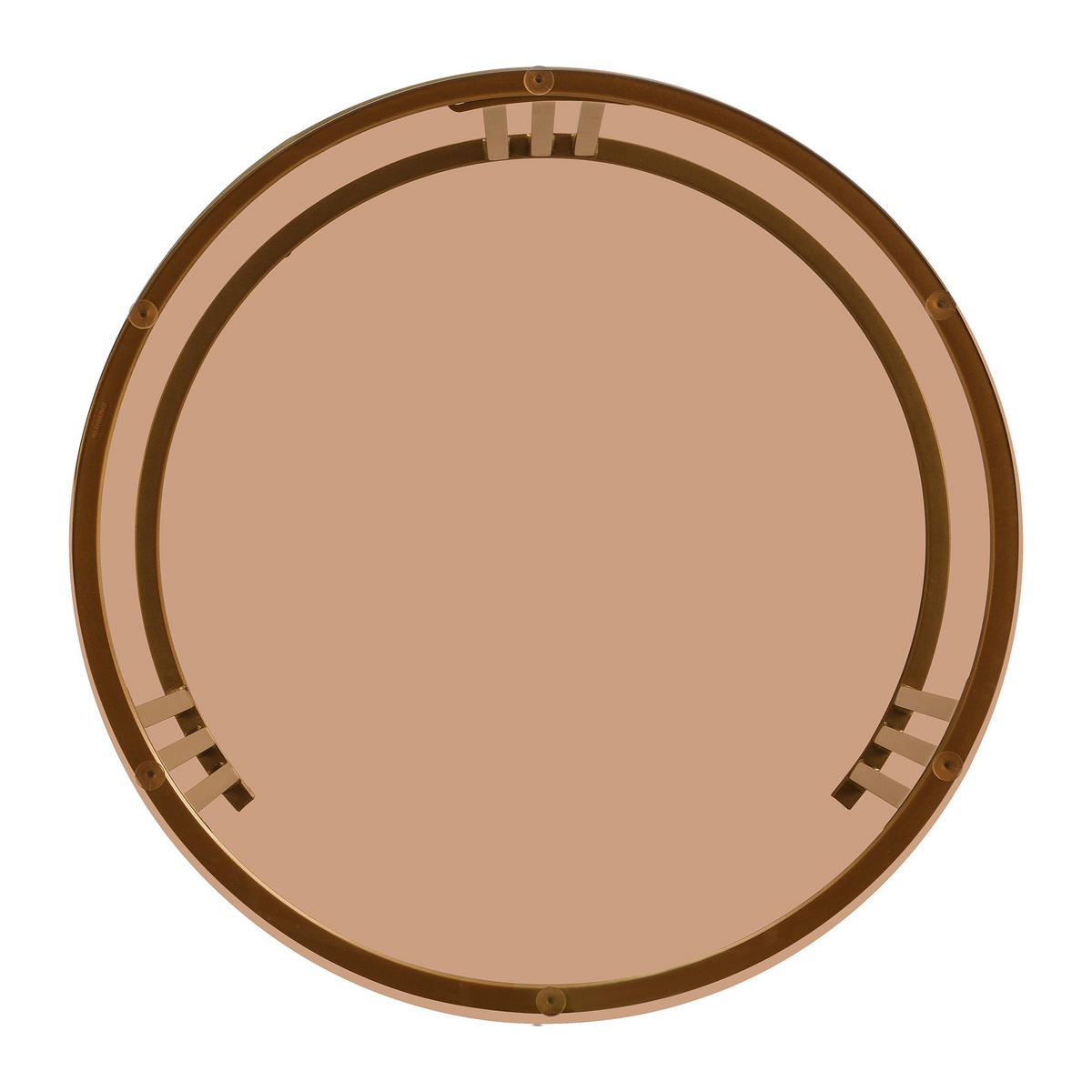 COUCHTISCH-SET 2-teilig, rund, MDF & Hartglas, 2 Schubladen, 70/70/45 + 50/50/40 cm，Weiß - Weiß, Holzwerkstoff (70/70/45cm) - Redom