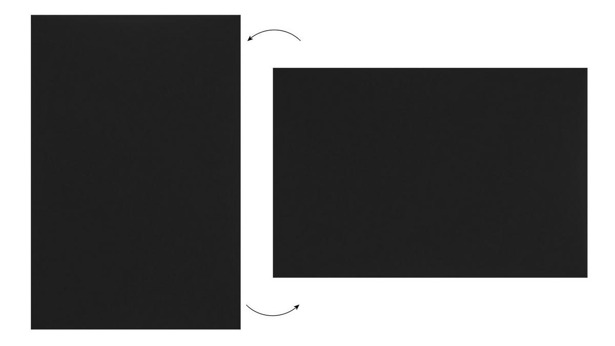 METALBOARD mit Kreideoberfläche 90x60cm + Zubehör-Set - Schwarz, Metall (90/60/1.8cm) - ALLboards