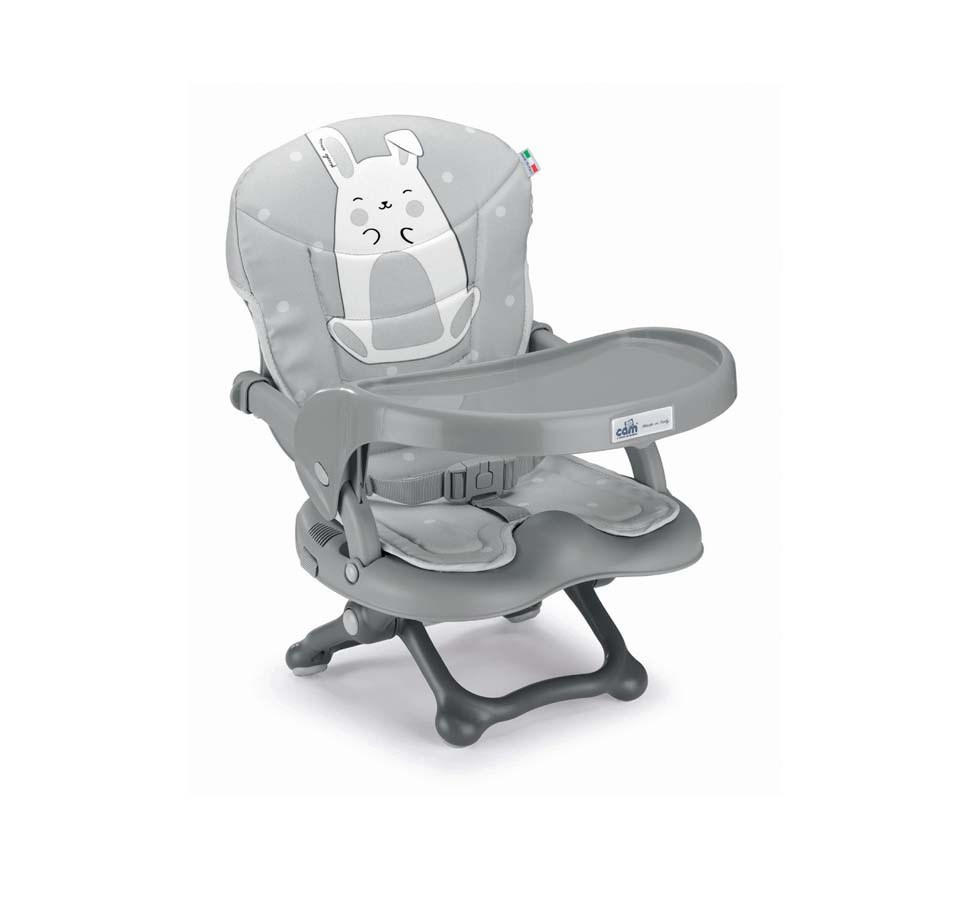 KINDER-SITZERHÖHUNG Smarty Pop - Grau, Kunststoff/Textil (370/50/700cm) - Cam il Mondo del Bambino S.p.A.