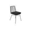 ESSZIMMERSTUHL DETROIT - Anthrazit/Schwarz, Naturmaterialien/Metall (42/80/42cm) - SAM