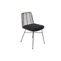 ESSZIMMERSTUHL DETROIT - Anthrazit/Schwarz, Naturmaterialien/Metall (42/80/42cm) - SAM