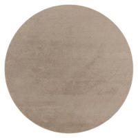KURZFLORTEPPICH 120/120 cm Cadiz 630 - Taupe, Textil (120/120cm) - Paco Home