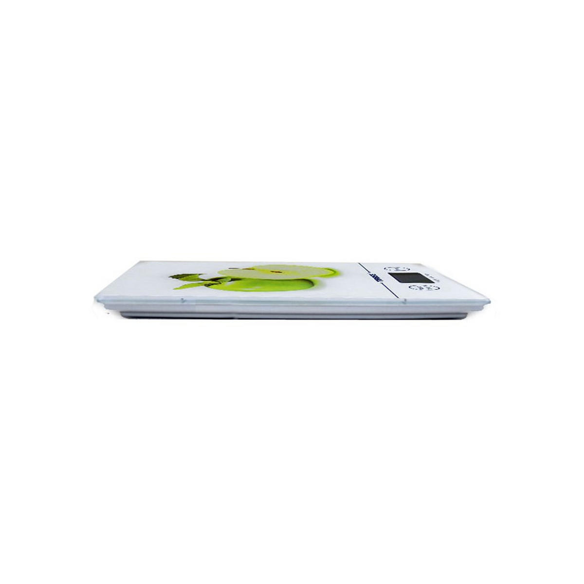 KÜCHENWAAGE Weiß 23/16/1.5 cm TS1301 - Weiß, Kunststoff - Tiross 