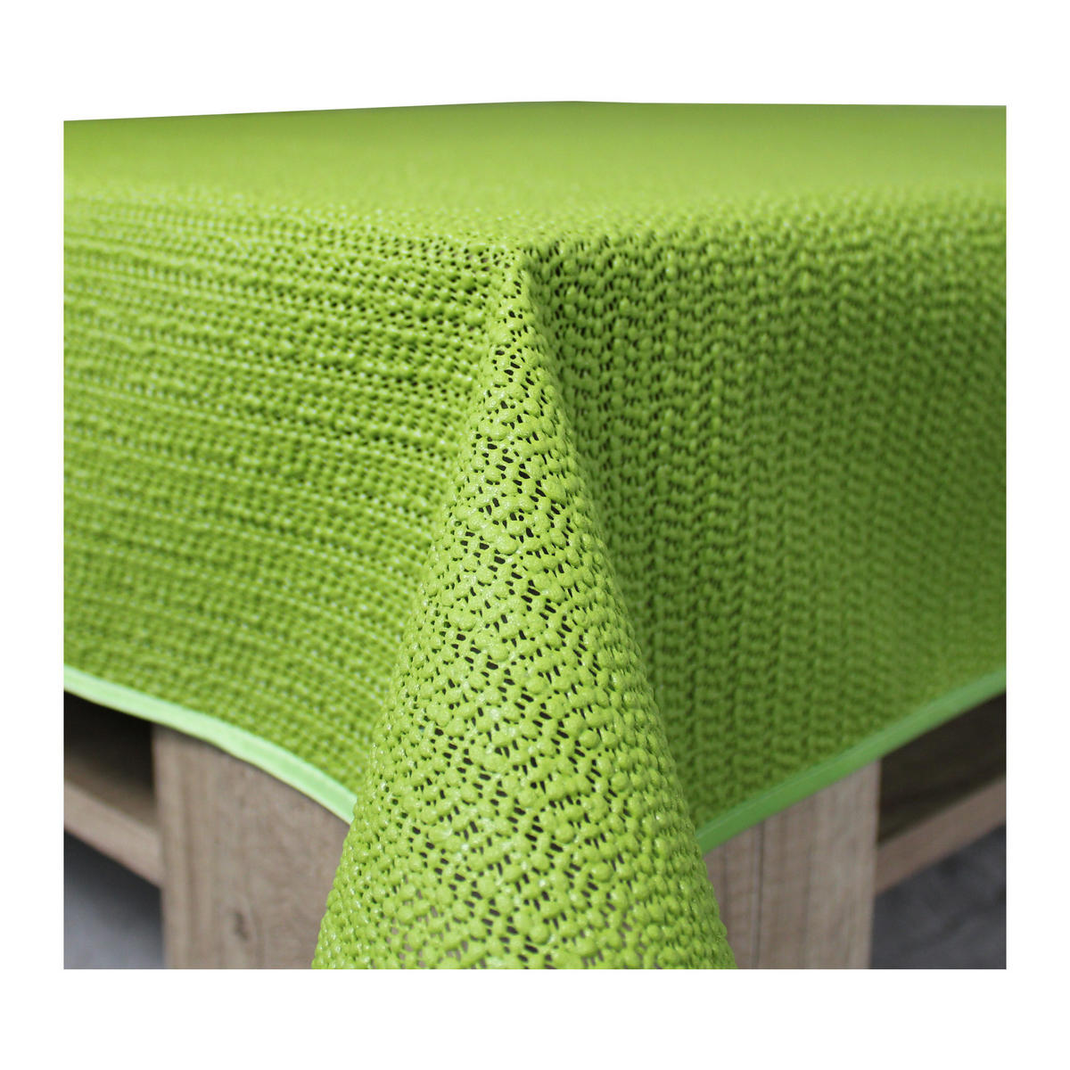 TISCHDECKE Outdoor rechteckig 130/220 cm Grün - Grün, Kunststoff (130/220cm) - TiborTex