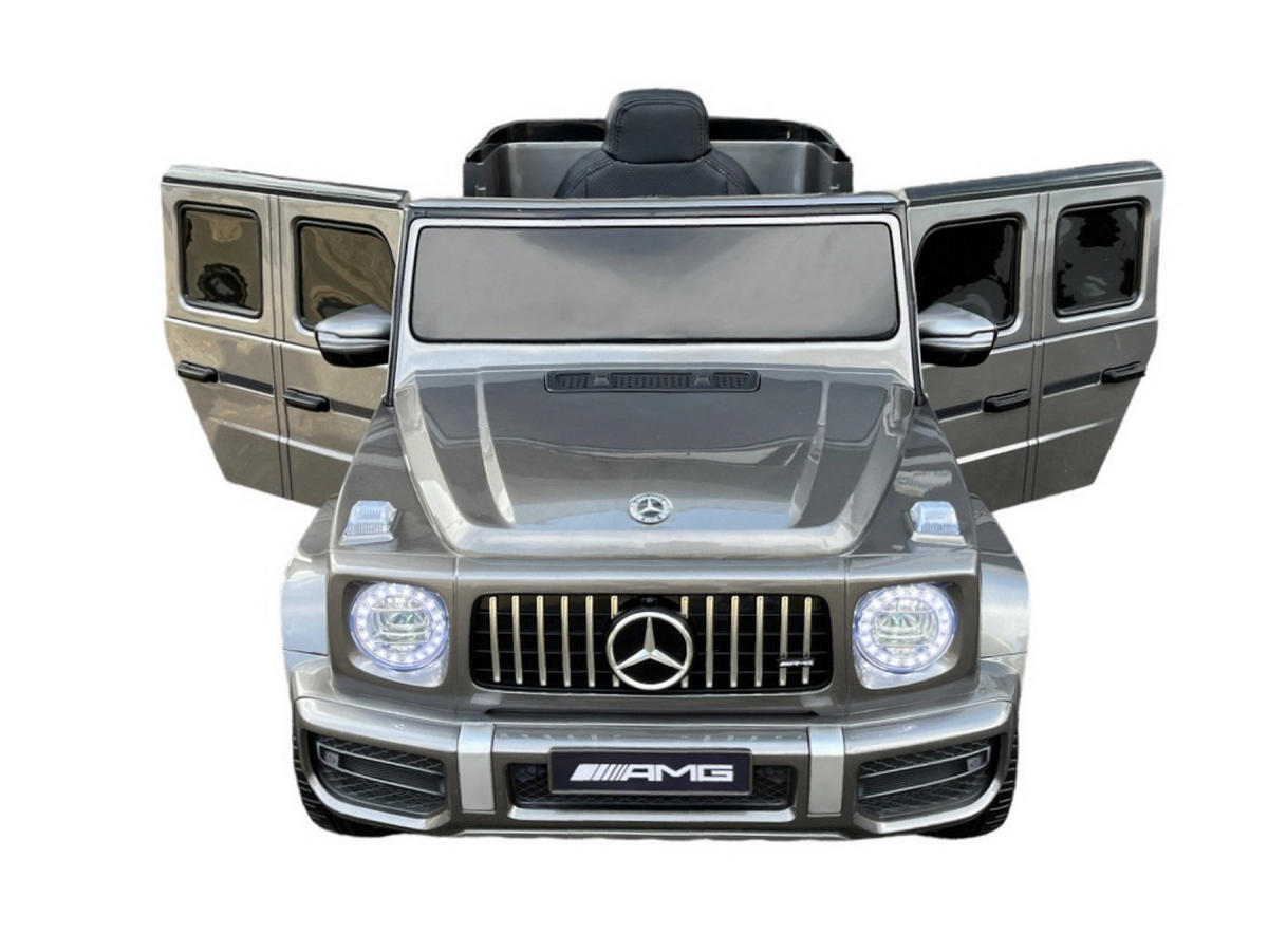 KINDER ELEKTROAUTO Mercedes G63 grau - Grau, Kunststoff (106/62/54cm) - TPFLiving