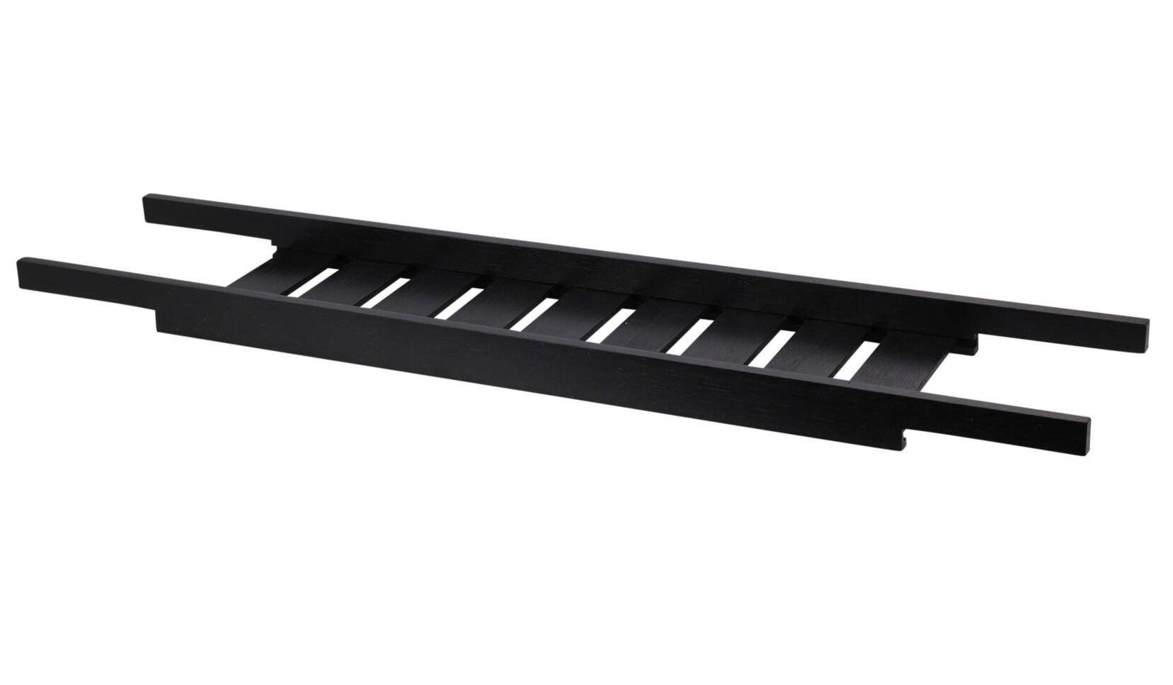 BADWANNENREGAL Basic Grau 68/15/3.5 cm Holz - Dunkelgrau, Holz (15/3.5/68cm) - Mondex