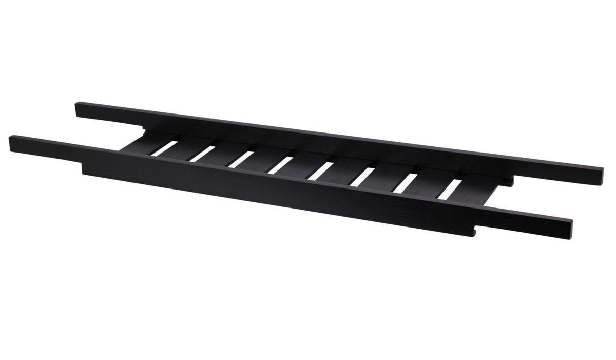 BADWANNENREGAL Basic Grau 68/15/3.5 cm Holz - Dunkelgrau, Holz (15/3.5/68cm) - Mondex