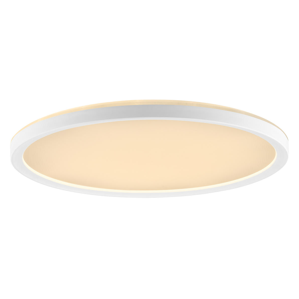 LED DECKENLEUCHTE Samora Weiß 29,3/29,3/2,6 cm - Weiß, Kunststoff (29.3/29.3/2.6cm) - Brilliant