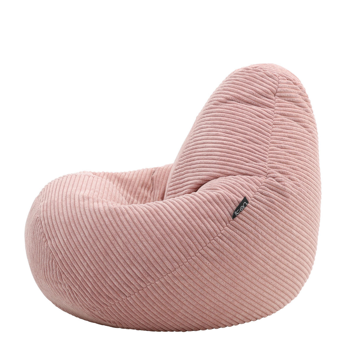SITZSACK für Kinder Sessel aus Cord 2-tlg. - Pink, Textil (69/59/65cm) - icon
