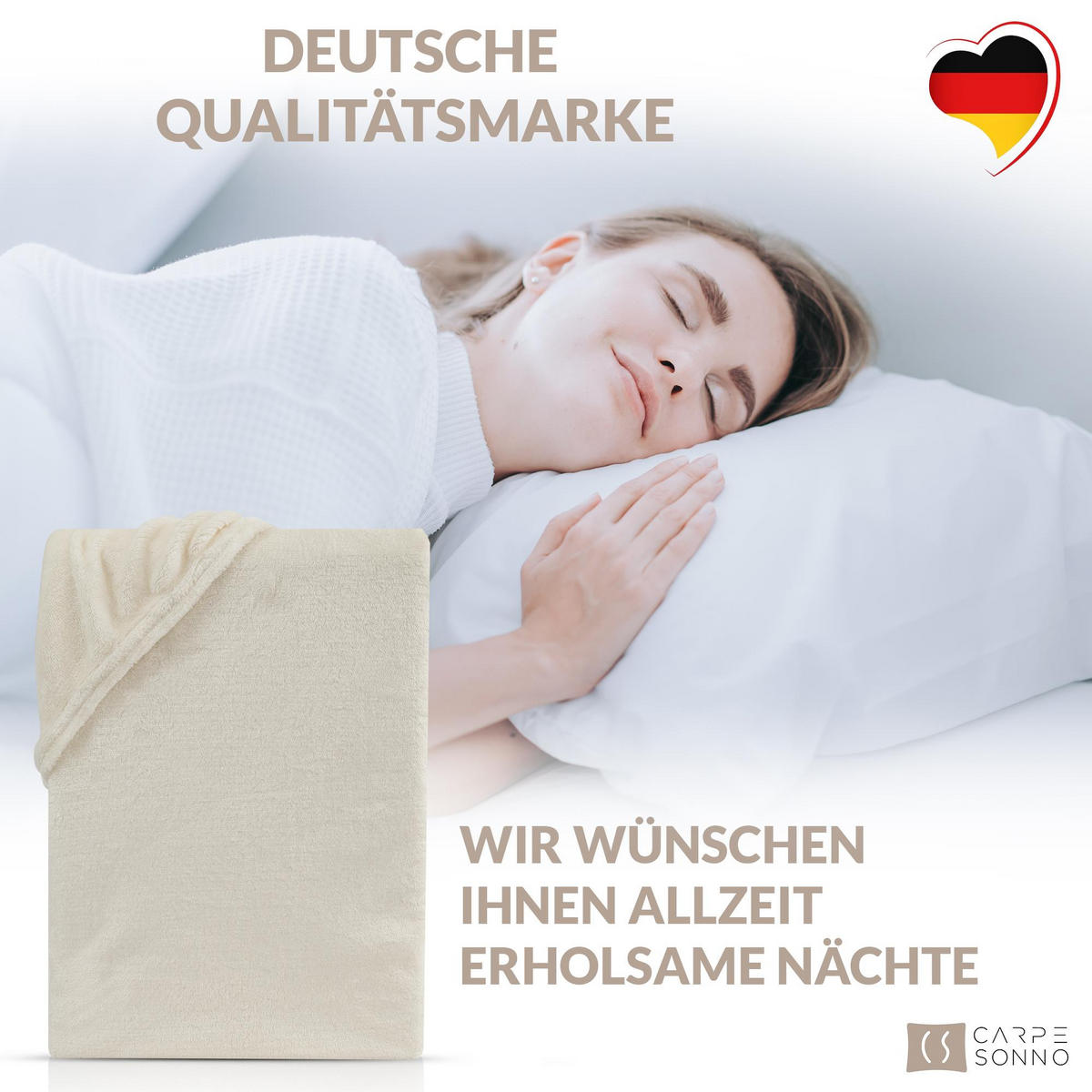 CASHMERE-TOUCH-SPANNBETTLAKEN 200x200 cm, Warmes Winter Bettlaken Bordeaux - Bordeaux, Textil (200/200cm) - Carpe Sonno