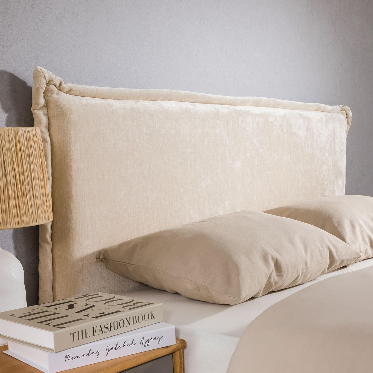 KOPFTEIL SAVER 120X190 CM - Creme, Textil (123/99/7cm) - IDIMEX
