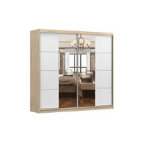 SCHIEBETÜRENSCHRANK - BEN 38 233 CM (Sonoma) - Sonoma Eiche, Holzwerkstoff (233/218/61cm) - Möblo