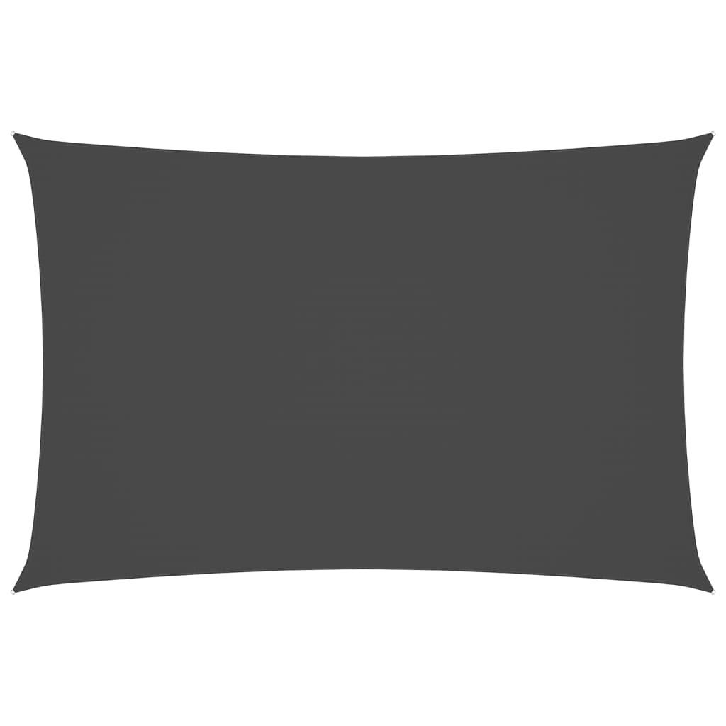 SONNENSEGEL Oxford-Gewebe Rechteckig 2x4 m Anthrazit - Anthrazit, Textil (400/200cm) - furnicato