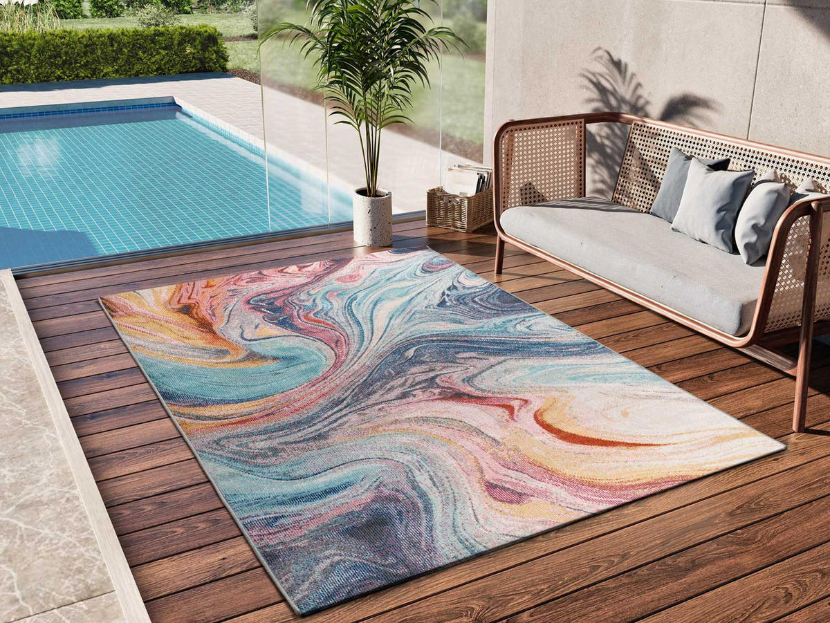 OUTDOORTEPPICH mehrfarbig Samara 80/150 cm - Multicolor, Textil (80/150cm) - Atticgo
