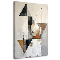 LEINWANDBILD Abstraktion 80x120cm - Beige, Textil (80/120cm) - Feeby