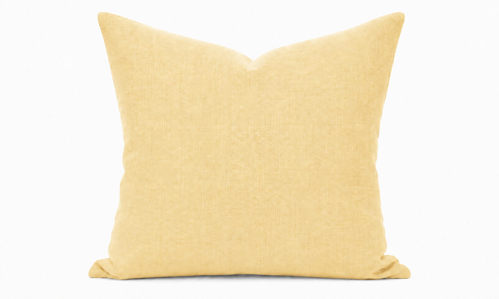 KISSENBEZUG Leinenoptik 60/60 cm Gelb - Gelb, Textil (60/60cm) - TiborTex