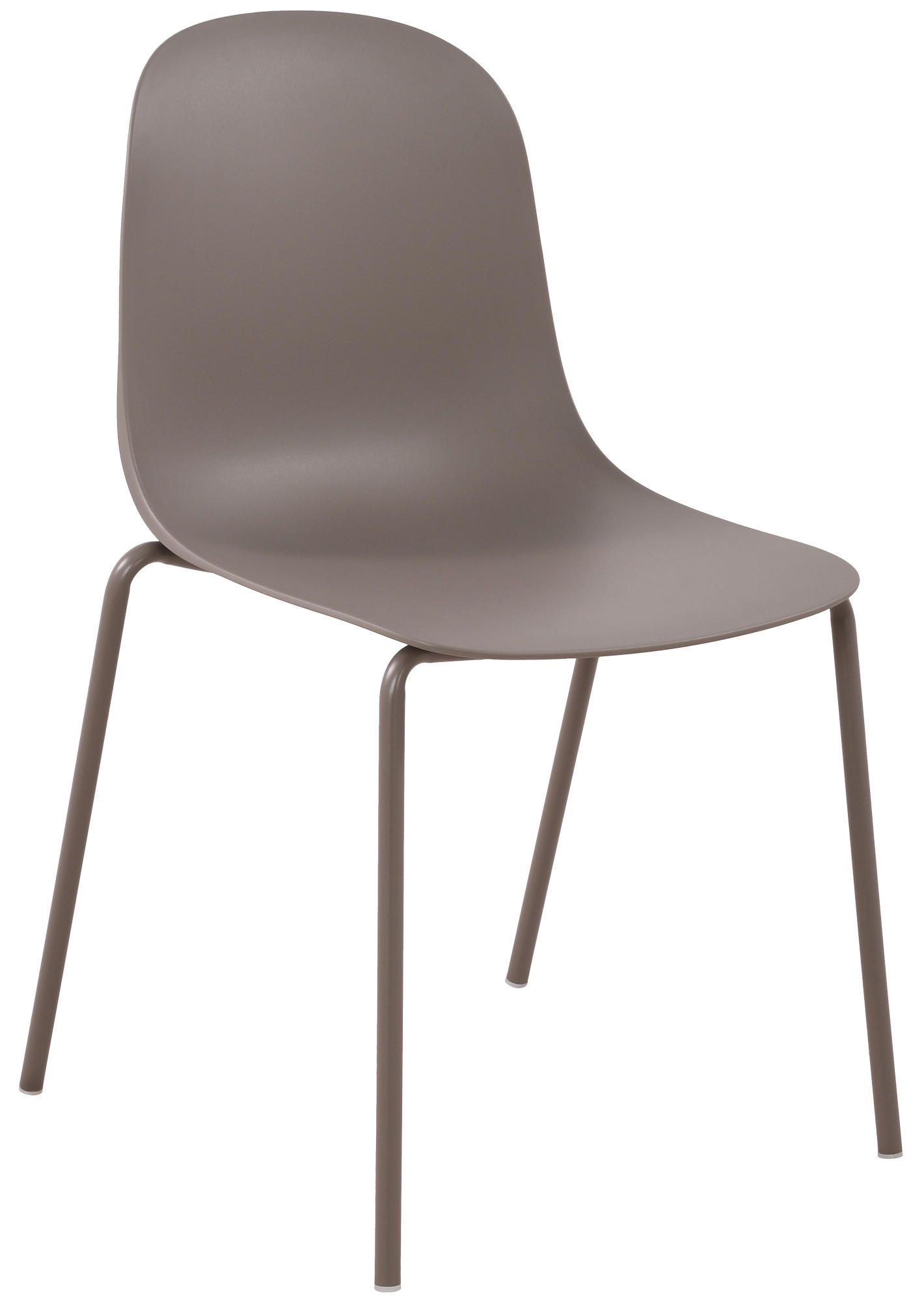 STAPELSTUHL Kunststoff taupe - Taupe, Kunststoff/Metall (51/85/53cm) - CLP