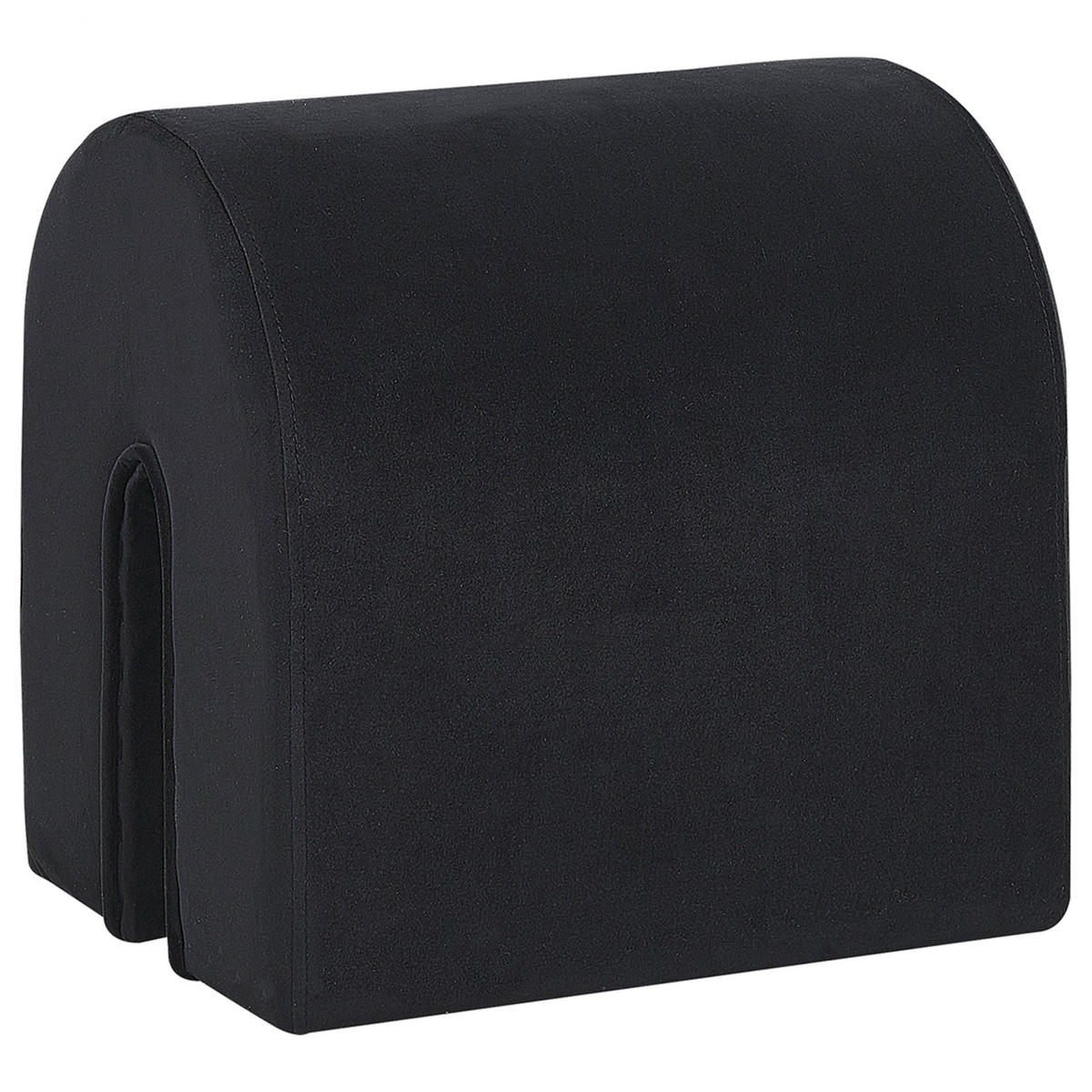 POUF Modoc 42/35/42 cm - Schwarz, Textil (35/42/42cm) - Beliani