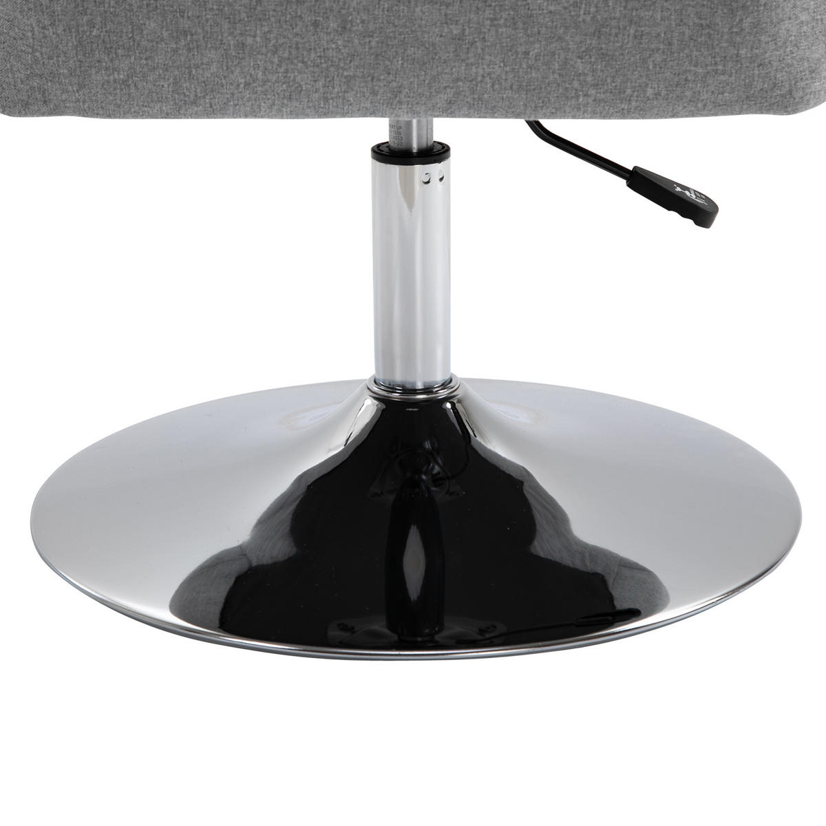 BARHOCKER DE-13177 höhenverstellbar & 360° schwenkbar Grau - Grau, Metall (57/87/57cm) - ComfortXL