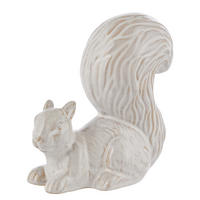 DEKO-EICHHÖRNCHEN AUTUMN VIBES - Weiß, Keramik (6/13/12cm) - Butlers