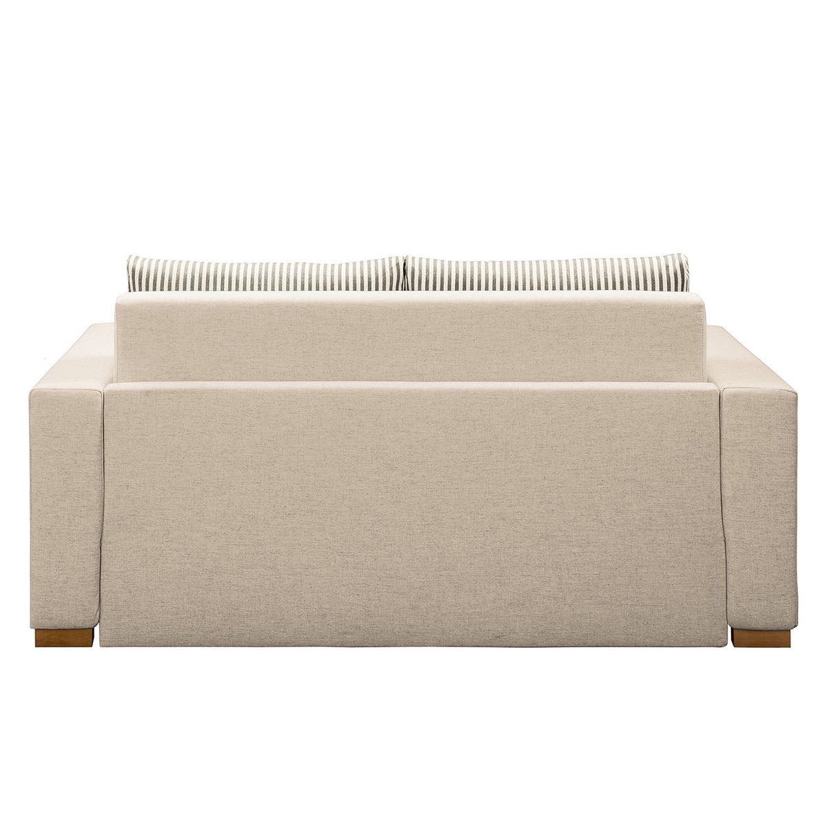 SCHLAFSOFA - Hellbraun/Kaschmir, Textil (153/90/90cm) - home24