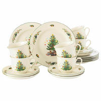 KAFFEESERVICE Marieluise Weihnachten bunt 18er Set - Multicolor, Keramik (1/1/1cm) - Seltmann Weiden