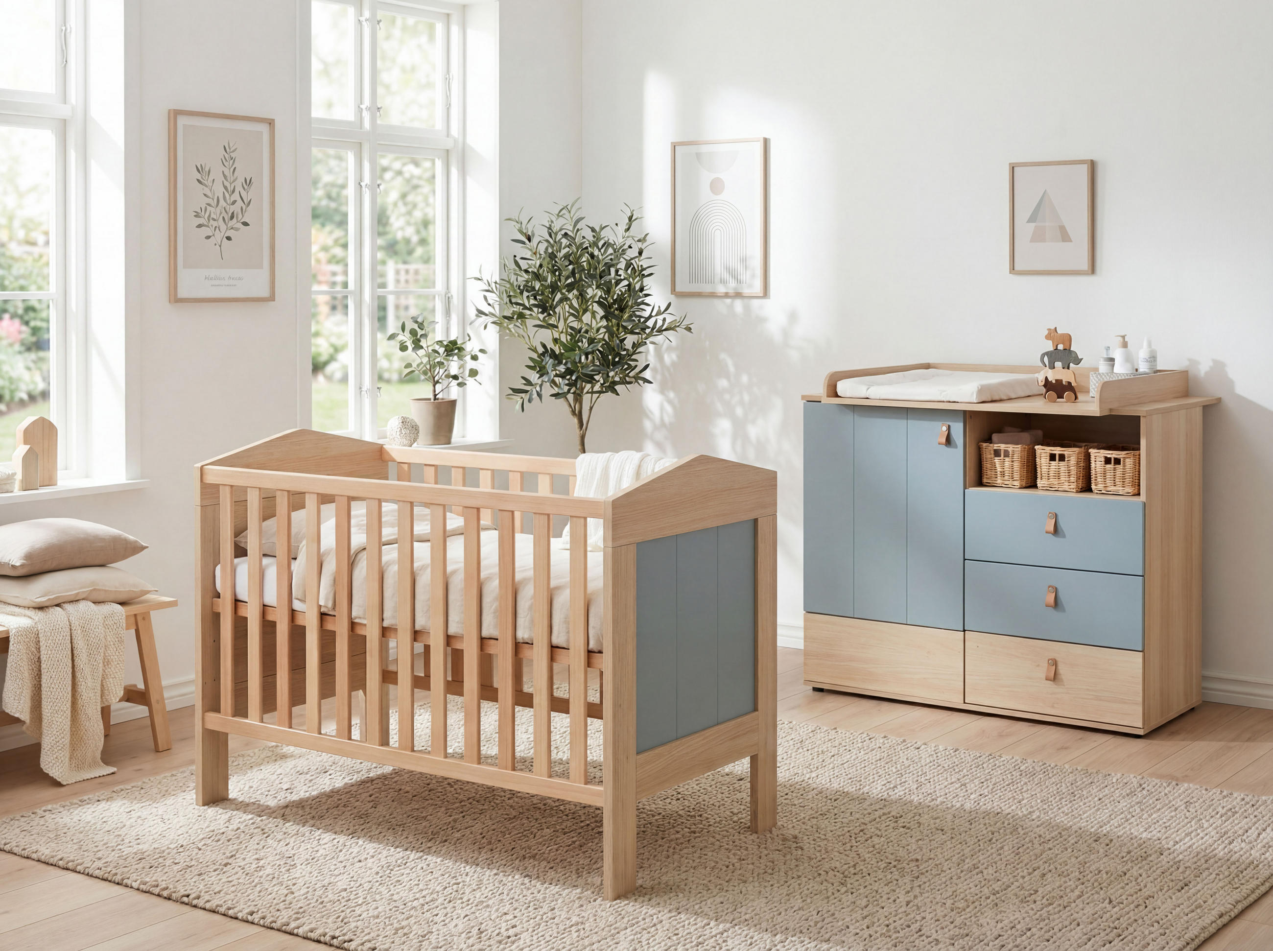 arthur berndt Babyzimmer Salbeigrün, Eiche 1x1x1 cm