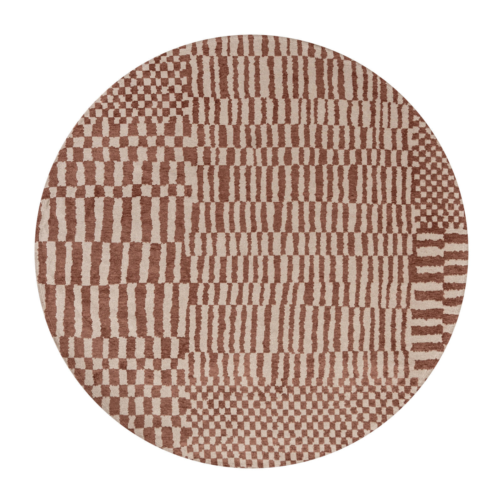 TEPPICH Ksar Berber 240/240 cm - Rot, Textil (240/240cm) - Louis De Poortere