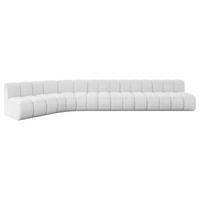 ECKSOFA modulares Sofa Montra-L3 - 472x174x70 cm Weiß - Weiß, Holzwerkstoff/Textil (472/174cm) - ALTDECOR