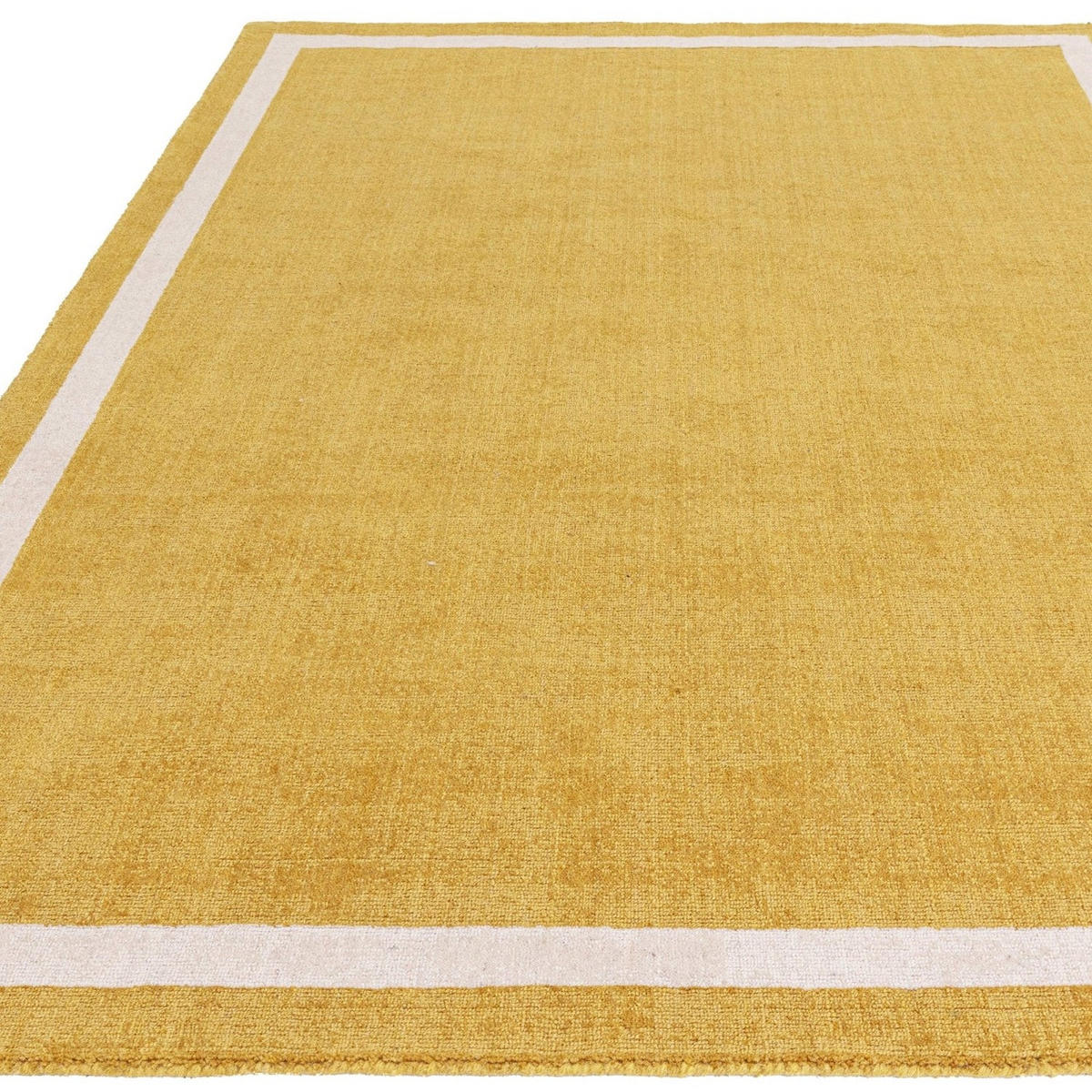 TEPPICH modern Wolle BILA Gelb 160 x 230 cm - Gelb, Naturmaterialien (160/230cm) - Novatrend