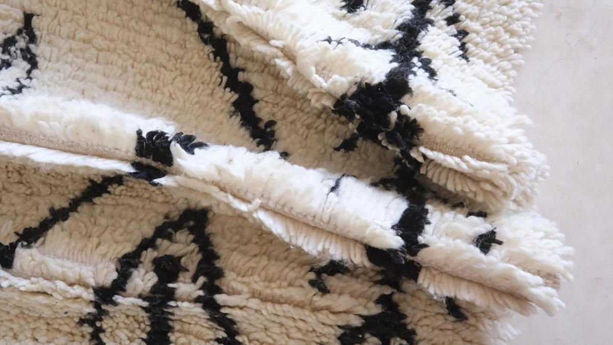 BERBERTEPPICH aus reiner Wolle 246x 353 cm - Weiß, Naturmaterialien (246/353cm) - AFK Living