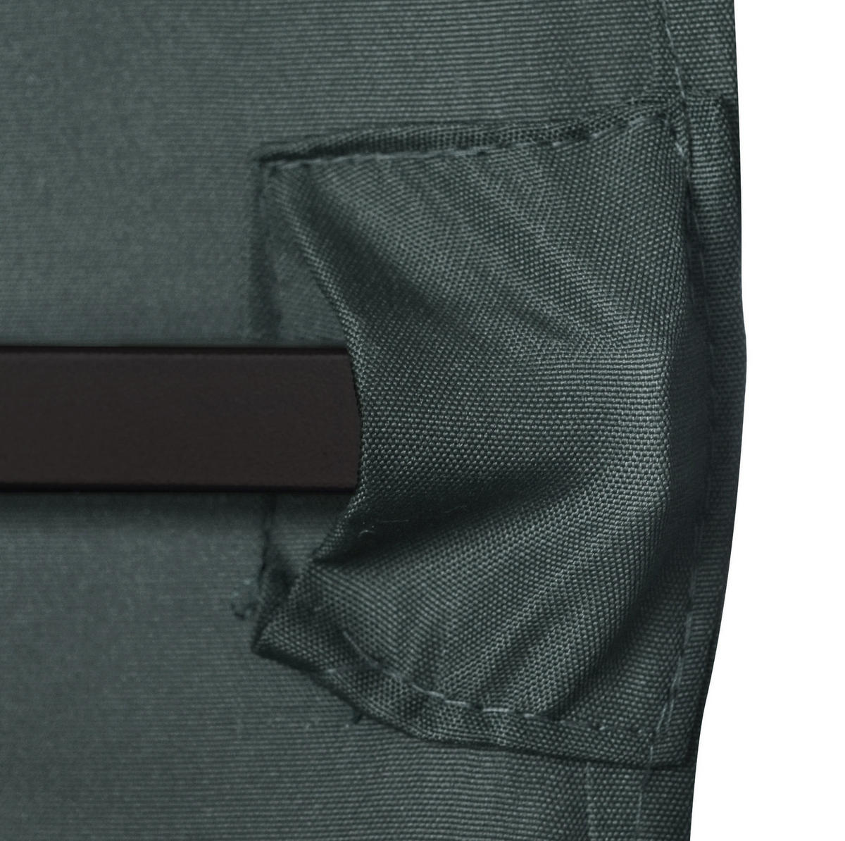 PAVILLONDACH 298/295 cm dunkelgrau aus Polyester mit PA-Beschichtung - Dunkelgrau, Textil (295/1/298cm) - OKWISH