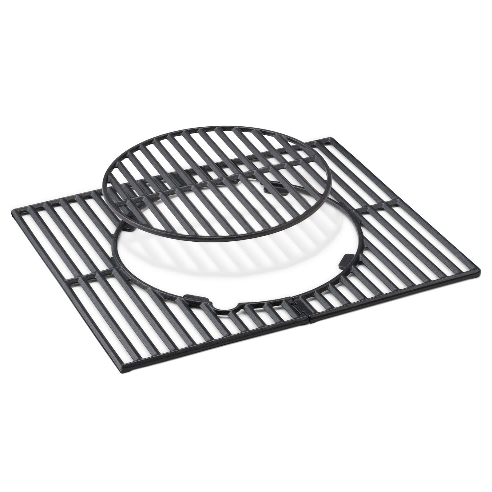 GRILLROST Flex Gusseisen - Schwarz, Metall (48/42cm) - TAINO