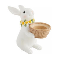 KERZENSTÄNDER Bloomfy - Weiß, Kunststoff (7.5/15/15.5cm) - home&you