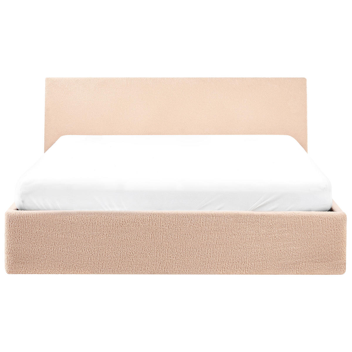 POLSTERBETT 160x200 cm Beige Orbey - Beige, Textil (160/200cm) - Beliani