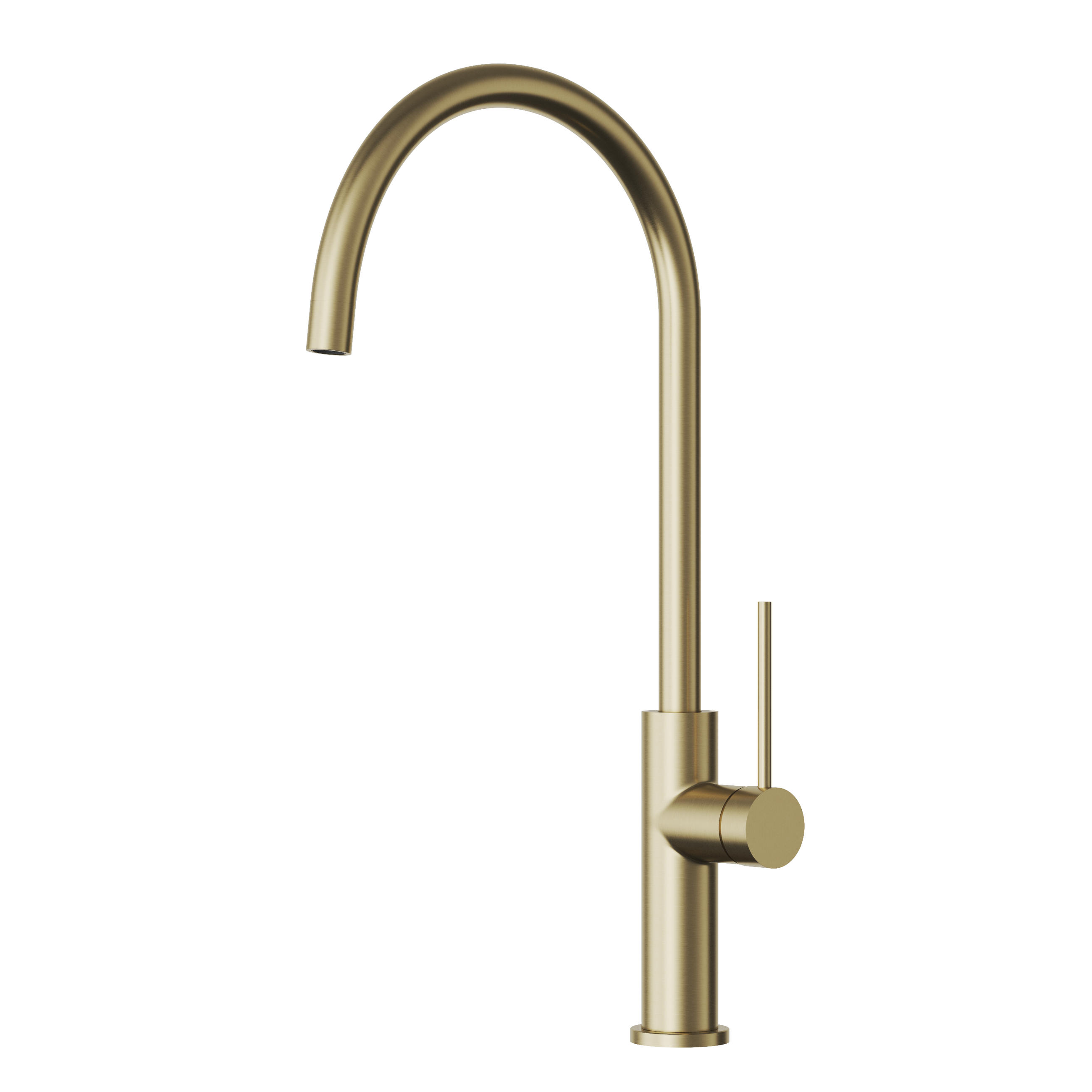 KÜCHENARMATUR Prestige SLIM Gebürstetes Gold - Goldfarben, Metall (23/42/23cm) - Granitan