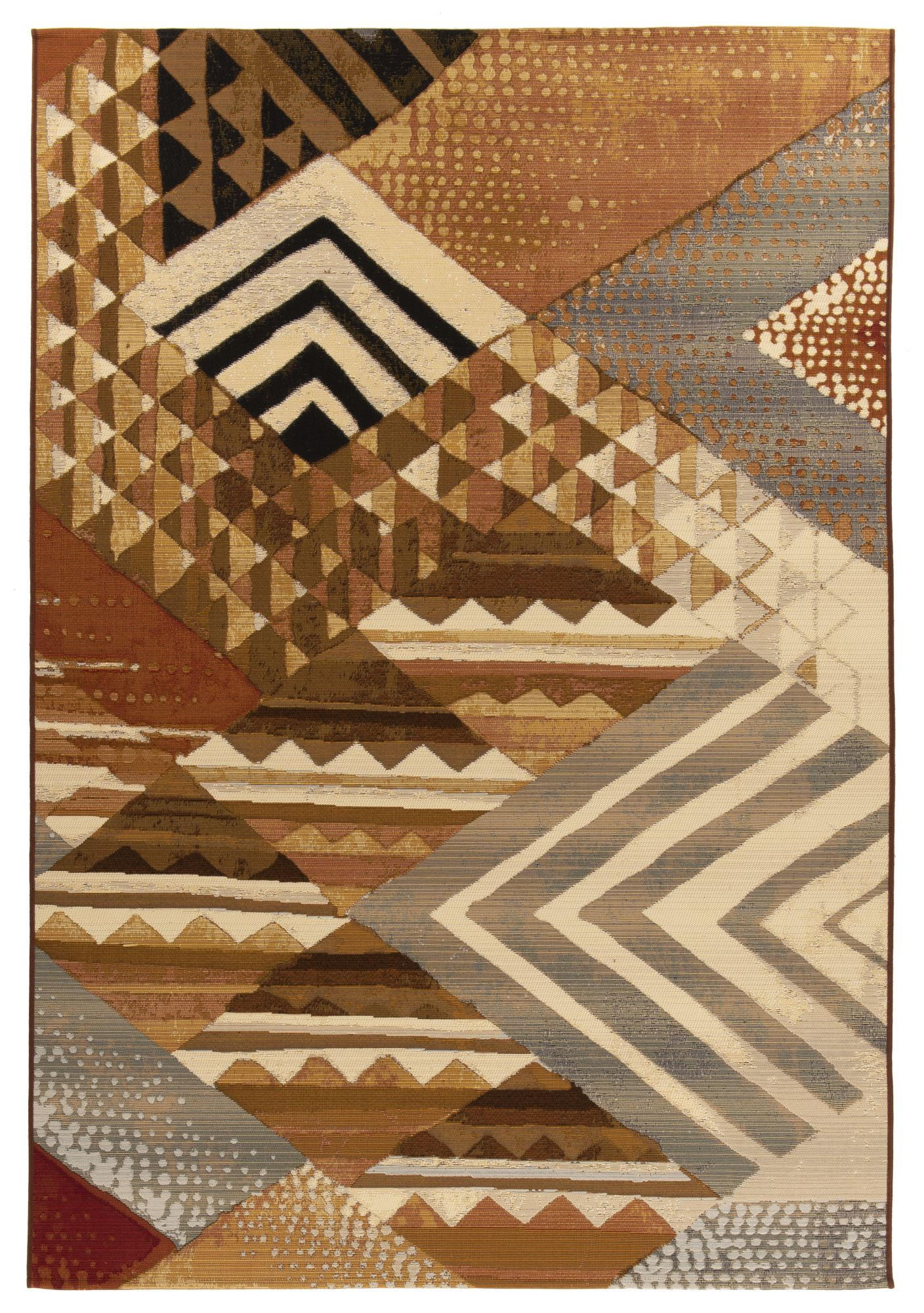 OUTDOORTEPPICH Aurora 80x165 cm - Braun, Textil (80/165cm) - Gino Falcone
