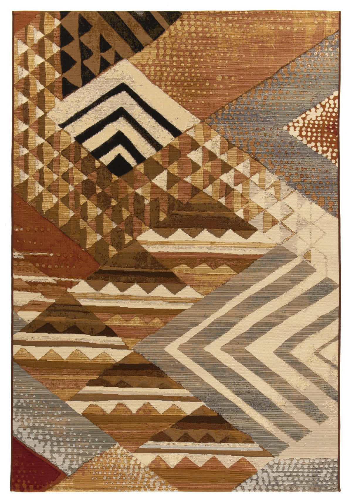 OUTDOORTEPPICH Aurora 80x165 cm - Braun, Textil (80/165cm) - Gino Falcone