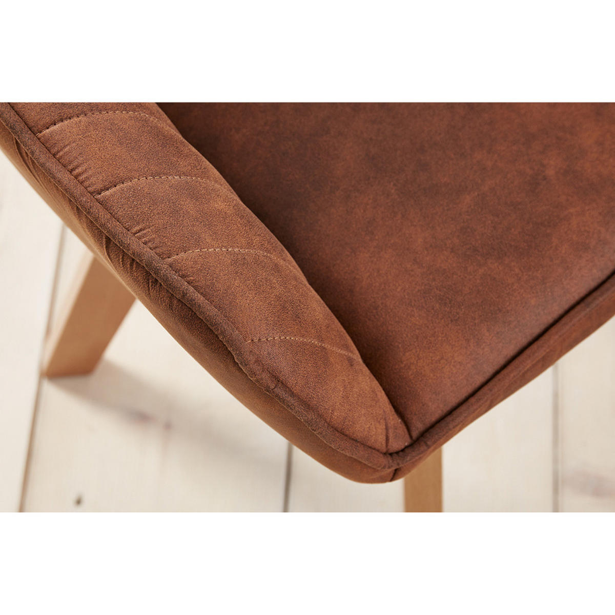 ARMLEHNSTUHL LIVORNO Microfaser Braun - Braun, Textil (62/84/62cm) - riess-ambiente