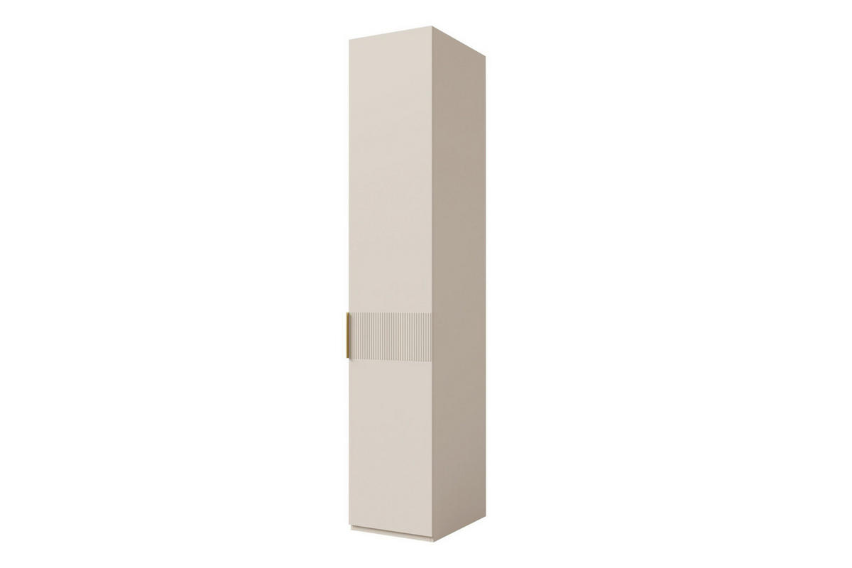 KLEIDERSCHRANK SUN 45/237/60 cm in Macadamia | Links - Kaschmir, Holzwerkstoff (45/237/60cm) - Deine Möbel 24