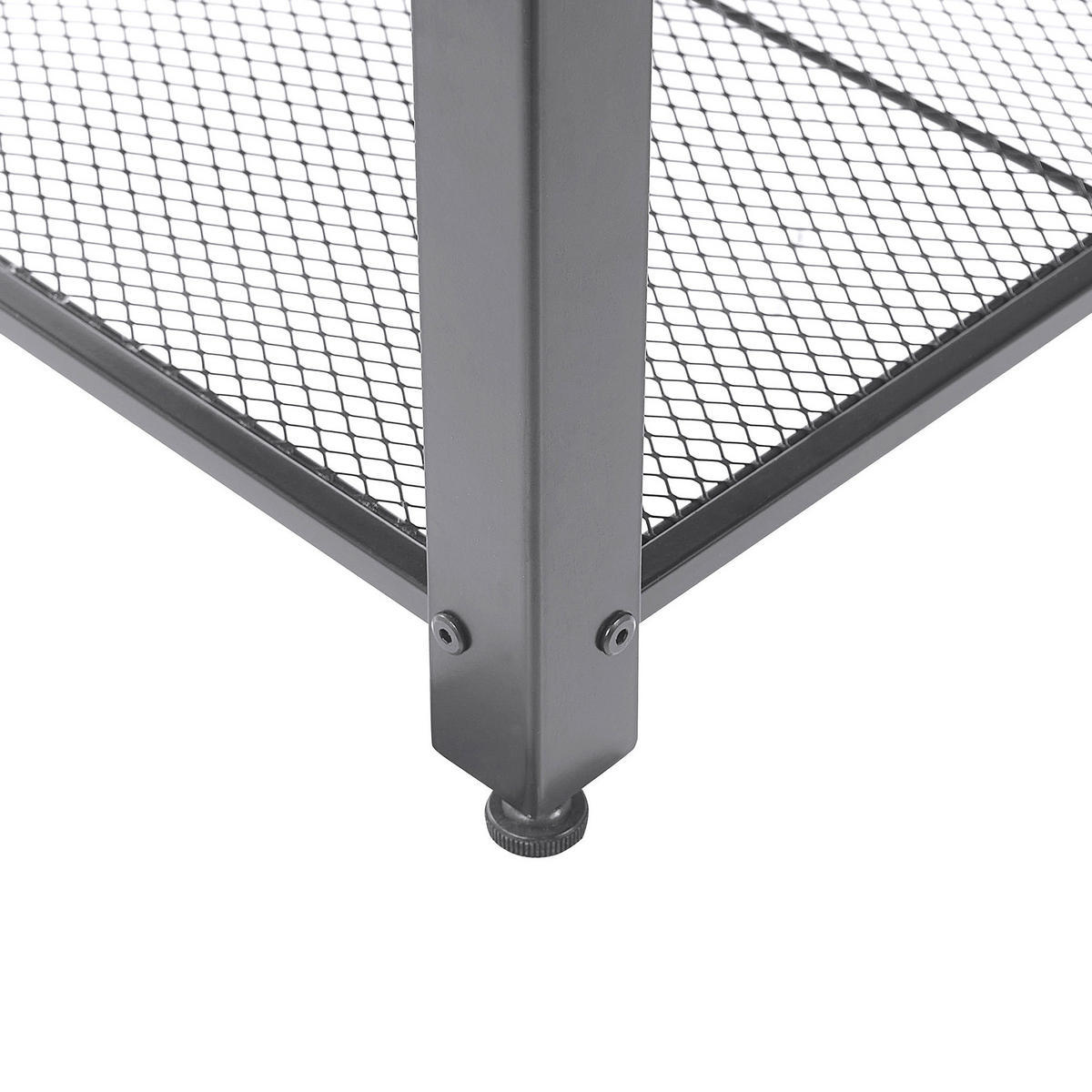 KONFERENČNÍ STOLEK tmavší Odstín dřeva/černý obdélníkový 106/60 cm Aston - černá/hnědá, kompozitní dřevo (106/60/46cm) - Beliani