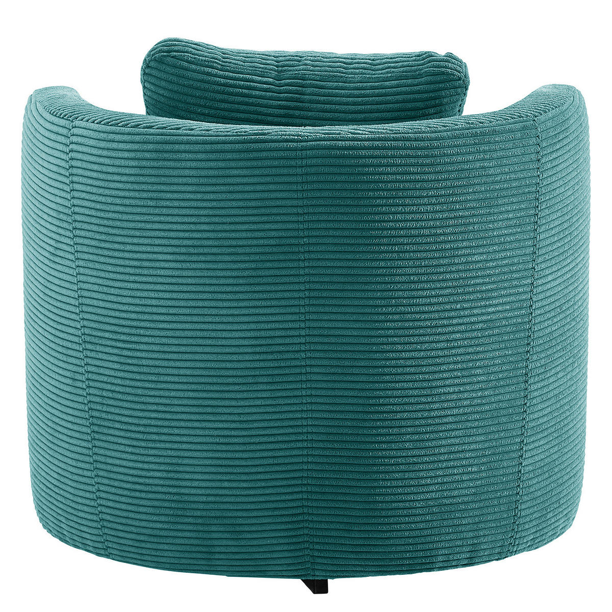 SESSEL - Petrol/Schwarz, Textil/Metall (65/65/40cm) - home24