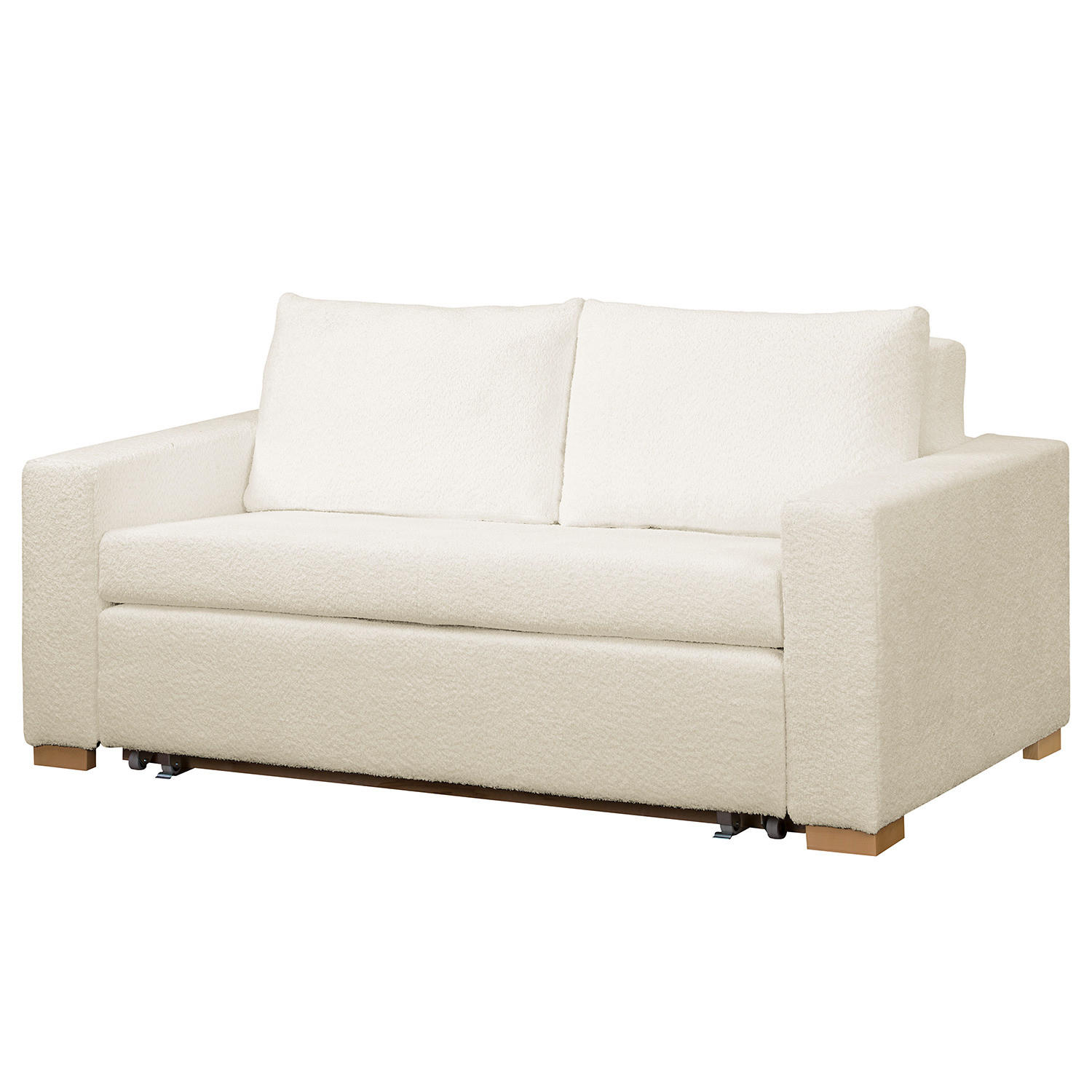 SCHLAFSOFA - Buchefarben/Weiß, Holz/Buchenholz (173/90/90cm) - home24
